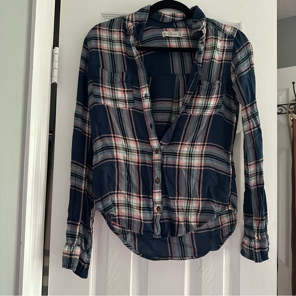 Abercrombie & fitch womens longsleeves Plaid